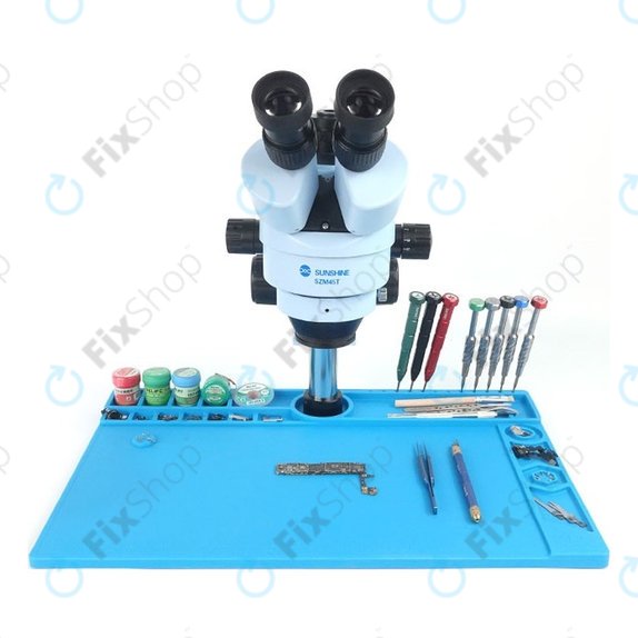 Relife RL-160B - Covoraș de Silicon Multifuncțional + Bază de Aluminiu a Microscopului