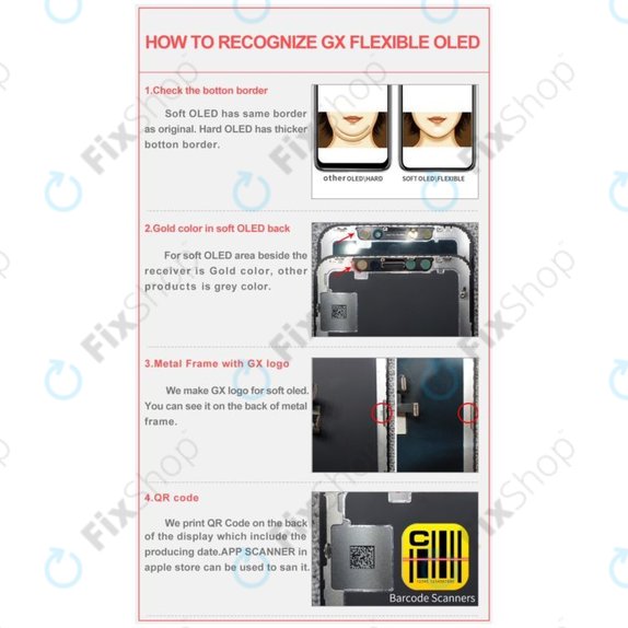 Ecran Hard OLED pentru iPhone 13, Sticlă tactilă cu ramă, FixPremium
