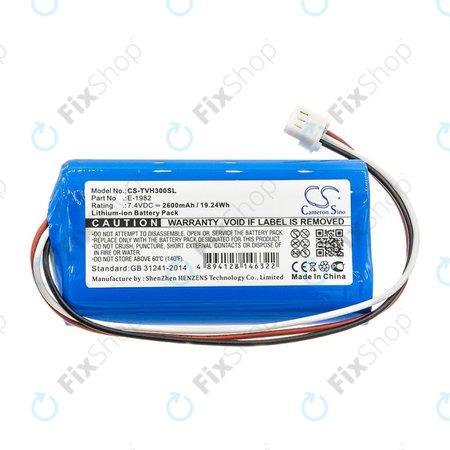 Baterie pentru Televes H30FLEX, 2600mAh, Li-Ion, 7.4V, E-1982, HQ