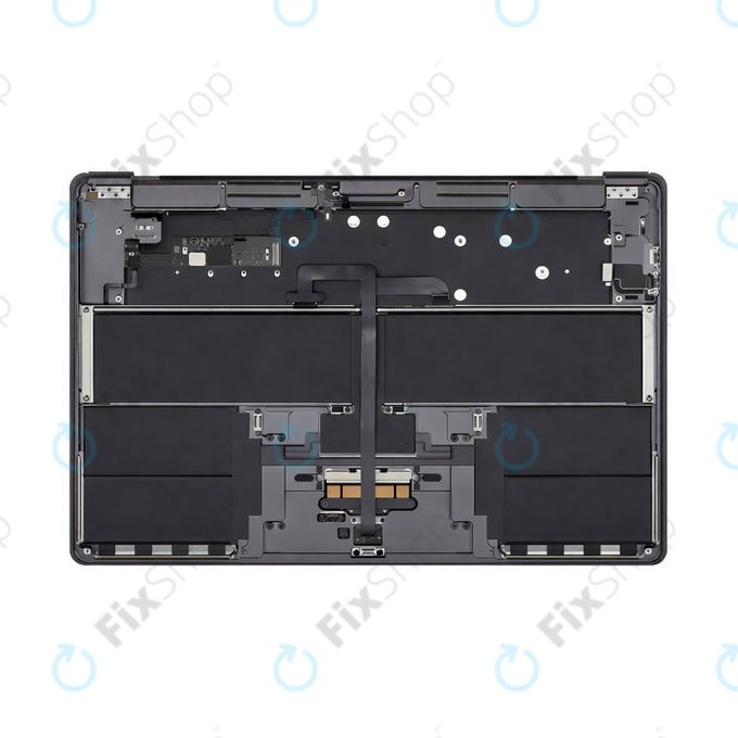 Ramă superioară tastatură pentru MacBook Air 15", A3114 (2023), cu tastatură US și baterie, Space Gray, 661-34895, Genuine Apple