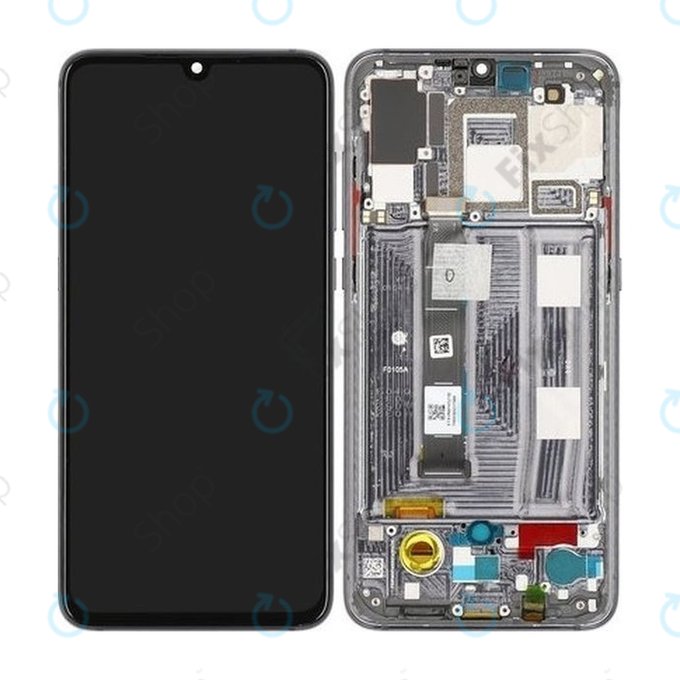 Xiaomi Mi 9 - Ecran LCD + Sticlă Tactilă + Ramă (Piano Black) - 560610095033 Genuine Service Pack