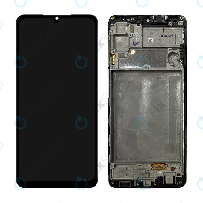 Samsung Galaxy M22 M225F - Ecran LCD + Sticlă Tactilă + Ramă (Black) TFT