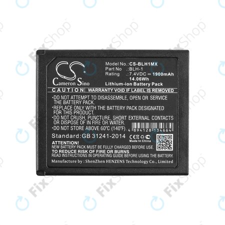 Baterie pentru Olympus EM1, 1900mAh, Li-Ion, 7.4V, BLH-1, HQ