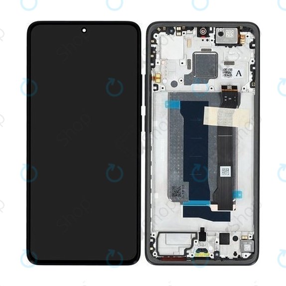 Xiaomi Poco X7 Pro - Ecran LCD + Sticlă Tactilă + Ramă (Black) OLED