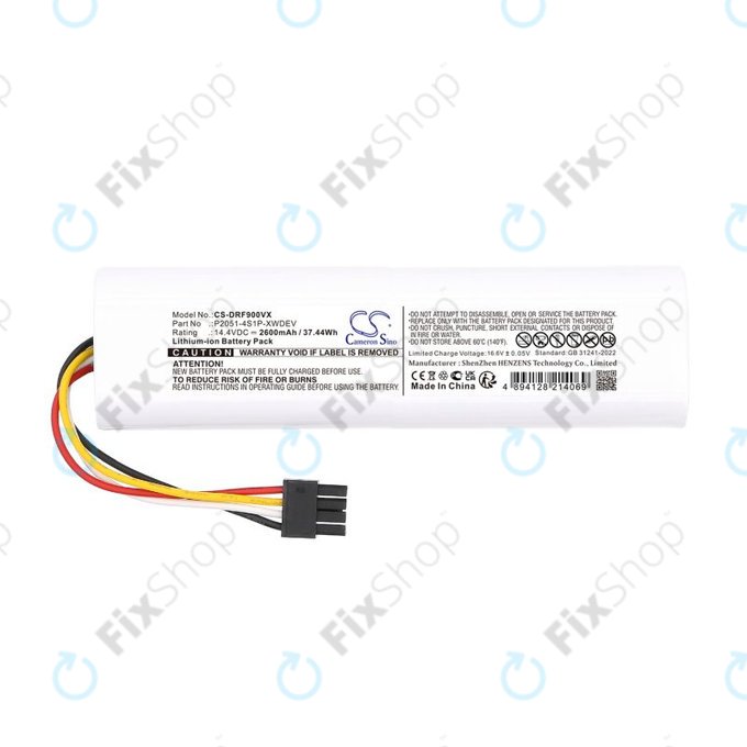 Baterie pentru Dreame D9 Plus, F9 Pro, 2600mAh, Li-Ion, 14.4V, P2051-4S1P-XWDEV, HQ