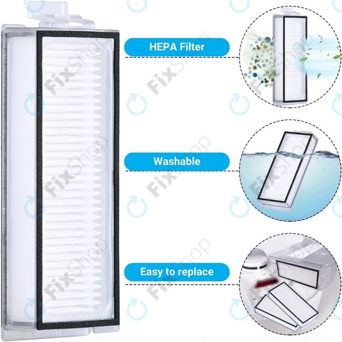 Xiaomi Roborock Q7, Q7+, Q7 Max, Q7 Max+, T8 - Set standard (Alb)