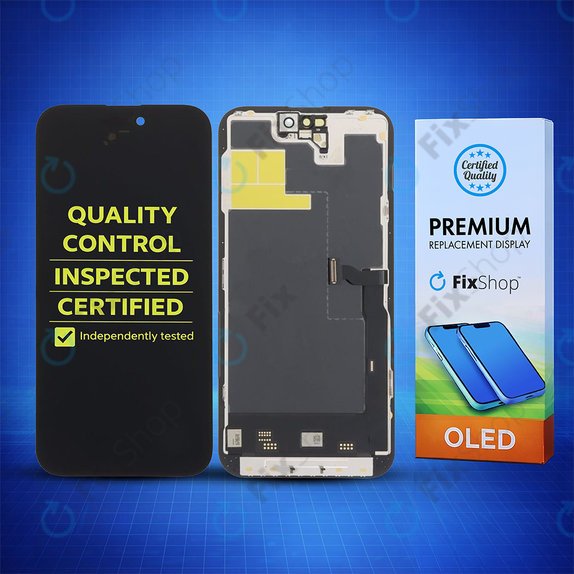 Ecran Soft OLED pentru iPhone 14 Pro Max, Sticlă tactilă cu ramă, DIAGNOSTIC