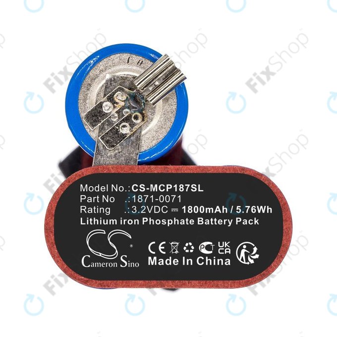 Baterie pentru Ermila Bellina, Moser Chrom Style Pro 1871, 1800mAh, LiFePO4, 3.2V, 1871-0071, HQ