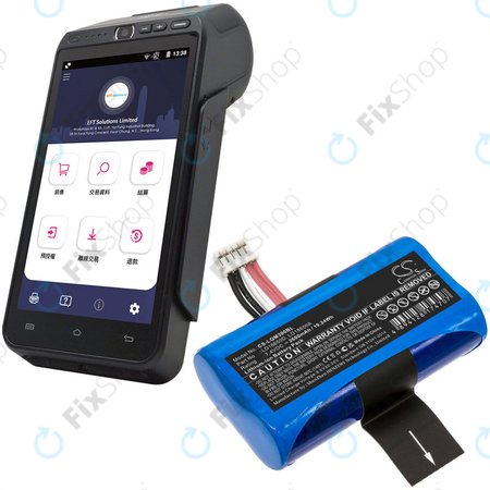 Baterie pentru Ingenico Apos A8, 2600mAh, Li-Ion, 7.4V, LD18650D, HQ