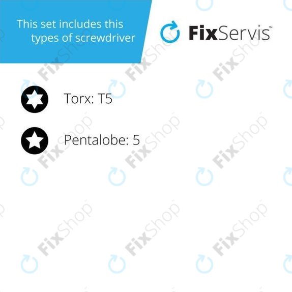 Șurubelnițe simple - Pentalobe P5 + Torx T5 (MacBook)