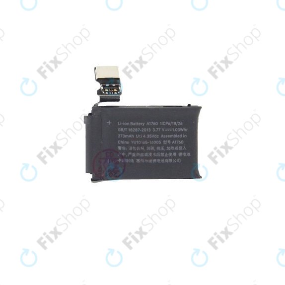 Baterie pentru Apple Watch 2 38mm, 273mAh, A1760, Refurbished