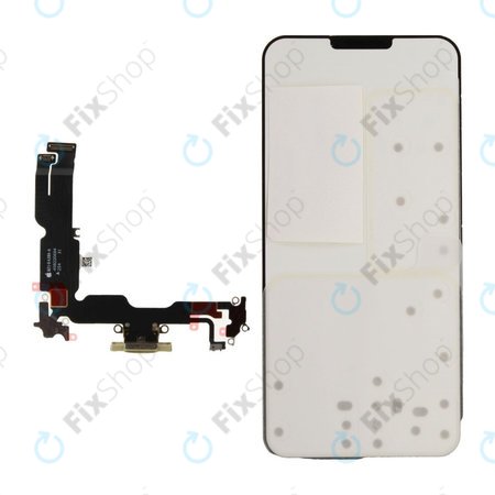 Conector de Încărcare + Cablu Flex pentru iPhone 15 Plus | Yellow | 923-12774 | Genuine Apple
