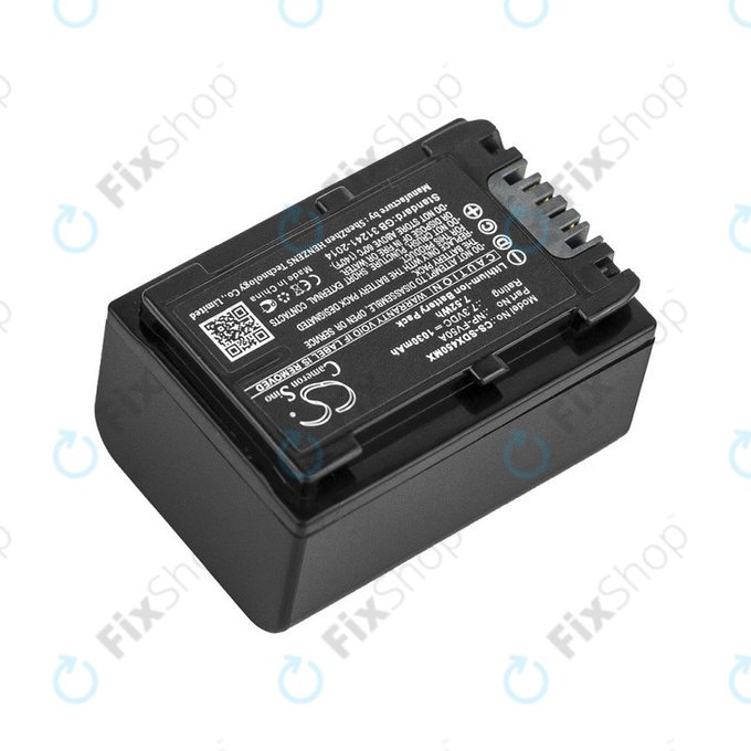 Baterie pentru Sony FDR-AX33, 40, 45, 53, 60, 700, P33, HDR-CX450, 625, 1030mAh, Li-Ion, 7.3V, NP-FV50A, HQ