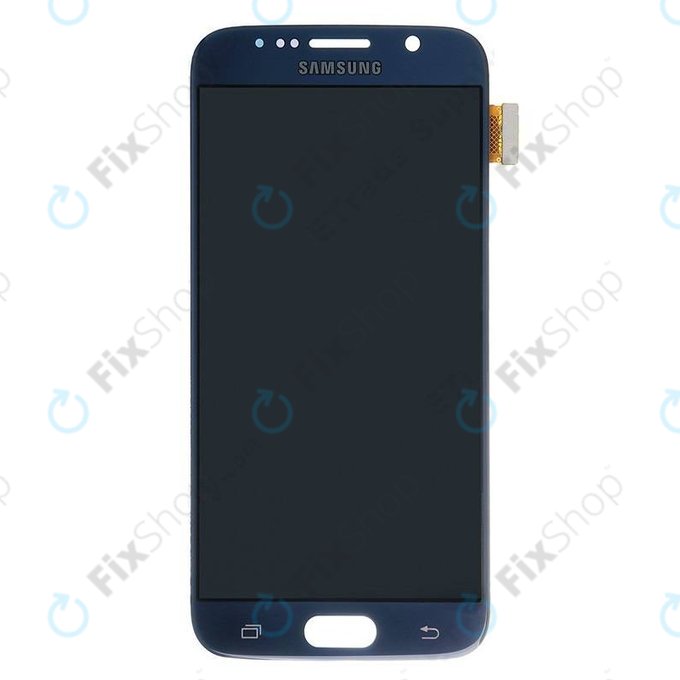 Samsung Galaxy S6 G920F - Ecran LCD + Sticlă Tactilă (Black Sapphire) - GH97-17260A Genuine Service Pack