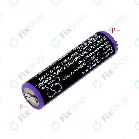 Baterie pentru Moser Ermila 1884, 1885, Wahl 1884 LI+PRO, Wahl Ermila 1884, 1885, 1800mAh, LiFePO4, 3.2V, -, HQ