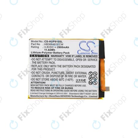 Huawei P9, P9 Lite, P10 Lite, P20 Lite, P Smart, Y6 (2018), Y6 Prime (2018), Y7 (2018), Y7 Prime (2018), Honor 7A, 8, 9 Lite - Baterie HB366481ECW 2900mAh HQ