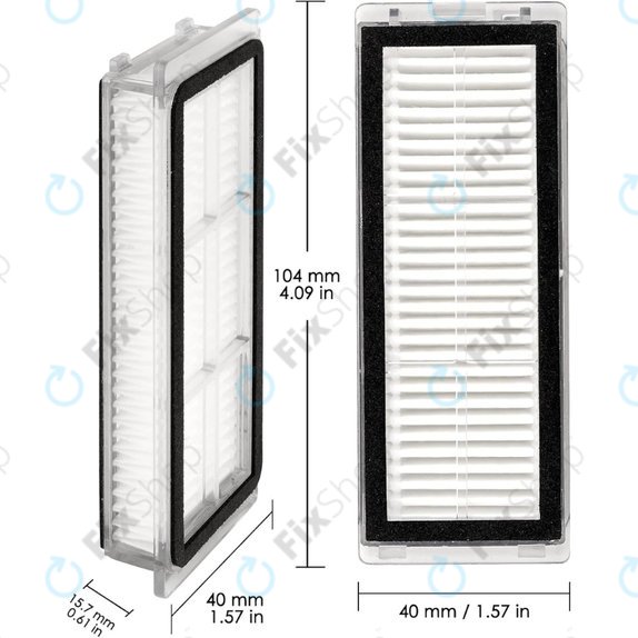 Filtru HEPA, 2 buc. pentru Xiaomi Dreame L20 Ultra, X20 Pro, X20 Pro Plus