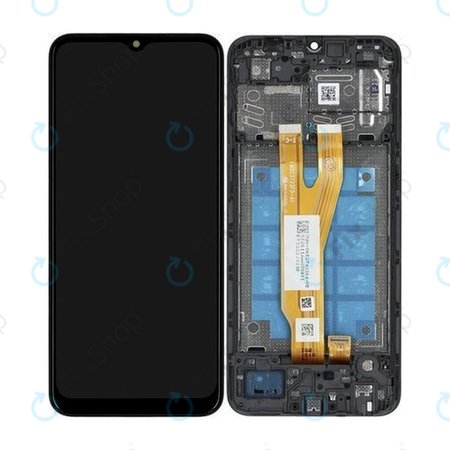 Samsung Galaxy A03 Core A032F - Ecran LCD + Sticlă Tactilă + Ramă (Black) - GH81-21711A Genuine Service Pack