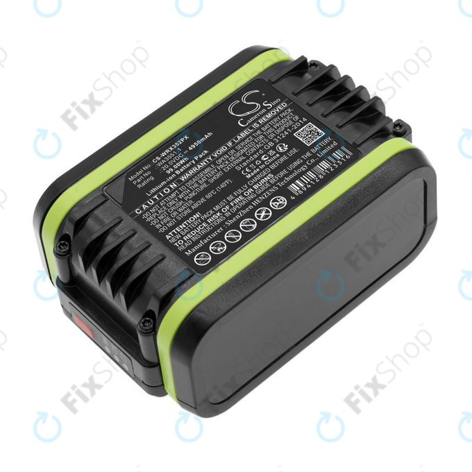 Baterie pentru Worx WX800.9 MAX, WX-JCR.9, 4950mAh, Li-Ion, 20V, WA3551.1, HQ