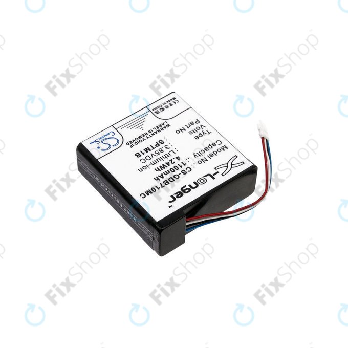 Baterie pentru Gopro Hero 7 Silver, White, 1100mAh, Li-Ion, 3.85V, SPTM1B, HQ