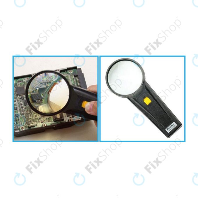 Pro'sKit 8PK-MA006 - Lupa Profi cu iluminare (mărire 4x)