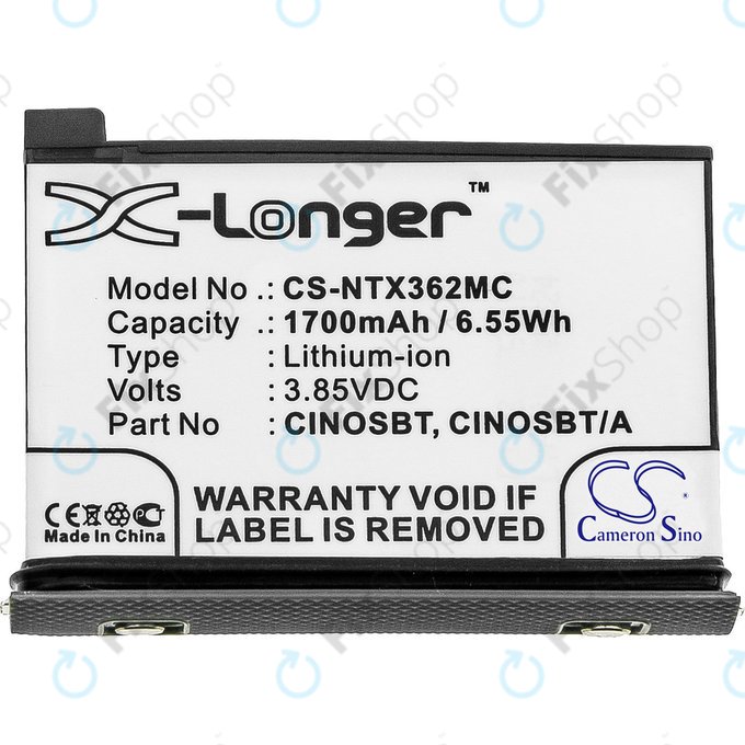 Baterie pentru Insta360 One X2, 1700mAh, Li-Ion, 3.85V, CINOSBT, HQ