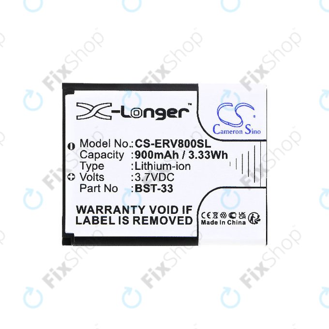 Baterie pentru Sony Ericsson W595, K790i, K800i, W850i, W900i, W950i, 900mAh, Li-ion, 3.7V, BST-33, HQ