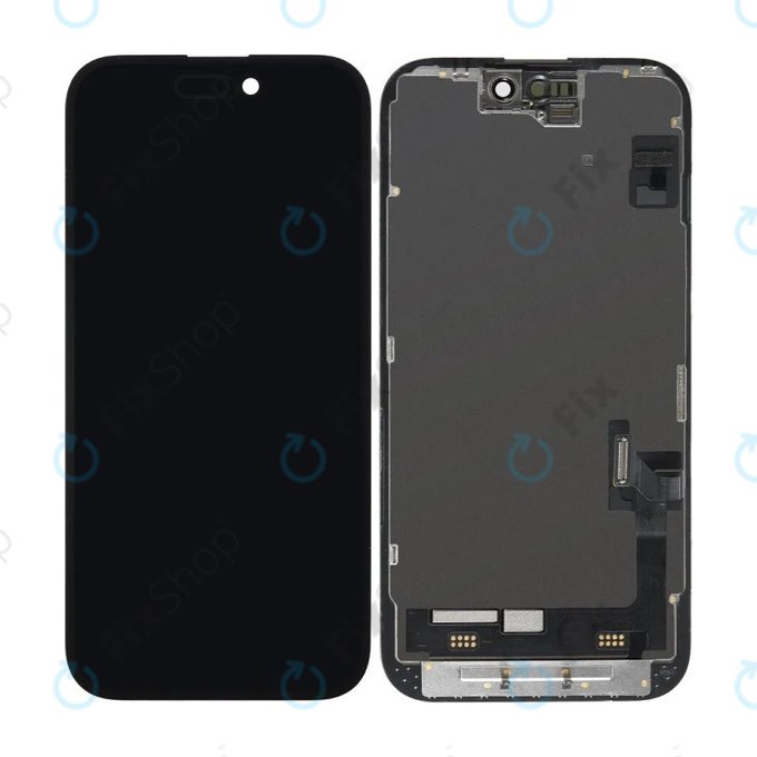Apple iPhone 15 - Ecran LCD + Sticlă Tactilă + Ramă In-Cell FixPremium