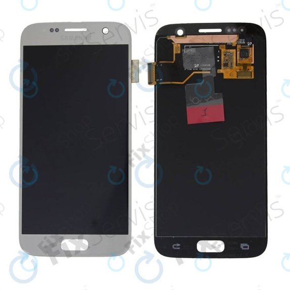Samsung Galaxy S7 G930F - Ecran LCD + Sticlă Tactilă (Black) - GH97-18523A, GH97-18761A, GH97-18757A Genuine Service Pack