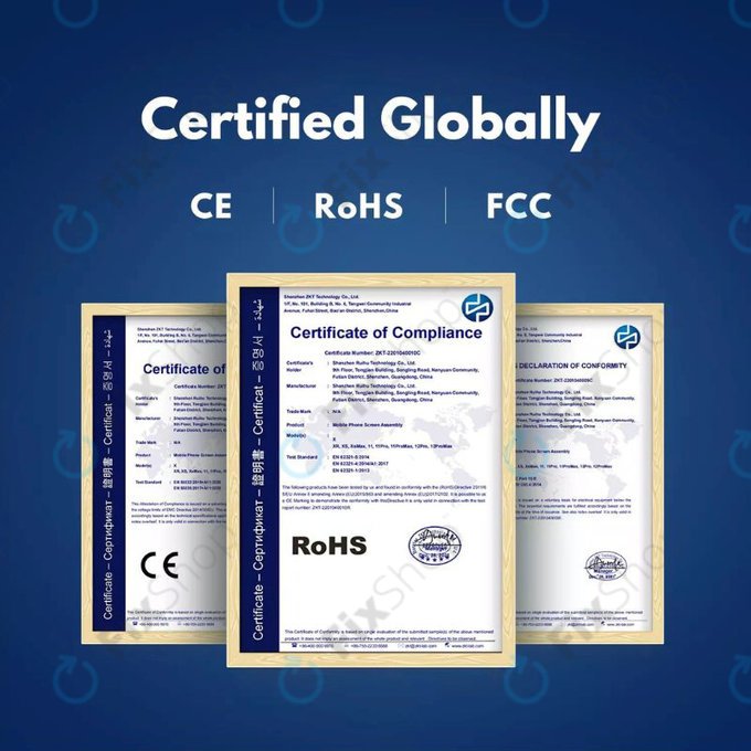 Apple iPhone 8, SE (2020), SE (2022) - Ecran LCD + Sticlă Tactilă + Ramă (Black) In-Cell FixPremium (5 Pack)