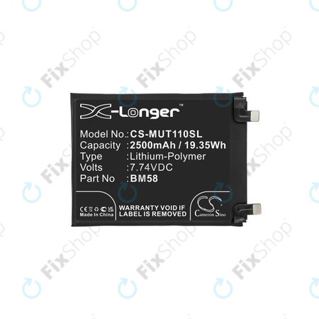Xiaomi 11T Pro - Baterie BM58 2500mAh HQ