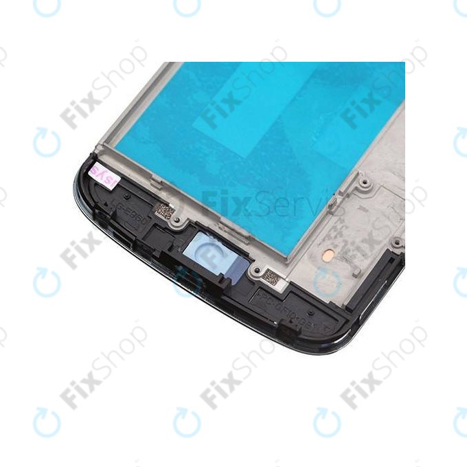 LG Nexus 4 E960 - Ecran LCD + Sticlă Tactilă + Ramă (Black) TFT
