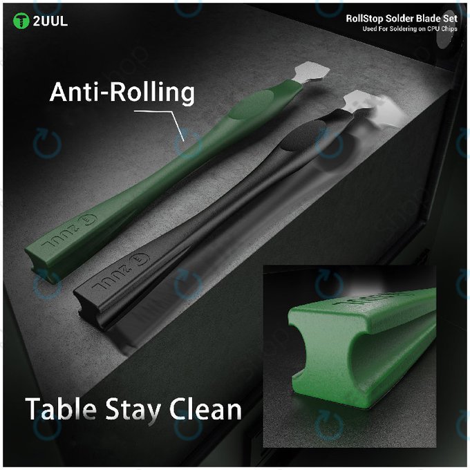 Set lame pentru curățarea cipului IC și îndepărtarea adezivului, 2UUL DA19