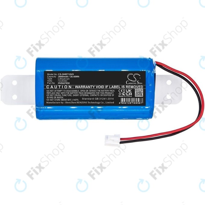 Shark Clean RV2600WA, RV2600WD, RV2600WS - Baterie RVBAT850 Li-Ion 14.8V 2600mAh HQ