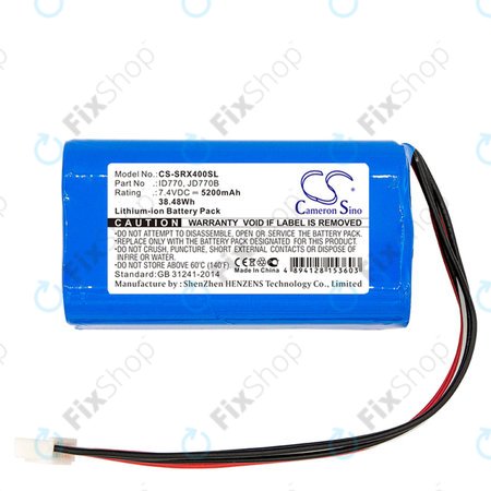 Baterie pentru Sony Srs-Xb40, Srs-Xb41, 5200mAh, Li-Ion, 7.4V, ID770, HQ