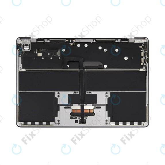 Ramă superioară tastatură pentru MacBook Air 13", A3113 (2024), cu tastatură US și baterie, Space Gray, 661-40227, Genuine Apple