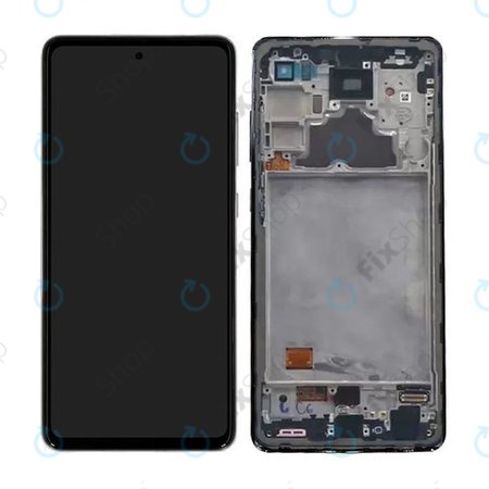 Samsung Galaxy A52 A525F, A526B - Ecran LCD + Sticlă Tactilă + Ramă (Awesome White) - GH82-25524D, GH82-25526D, GH82-25754D, GH82-25602D Genuine Service Pack