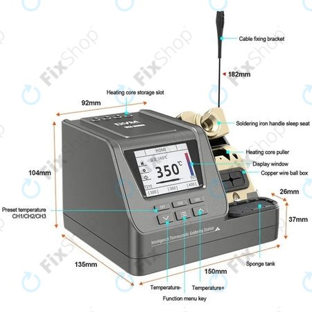GVM H3 - Smart Stație de Lipit 3în1