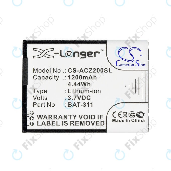 Baterie pentru Acer Liquid Z200, BAT-311, Li-ion, 3.7V, 1200mAh, HQ