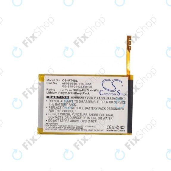 Apple iPod Touch (4th Gen) - Baterie 616-0550 930mAh HQ