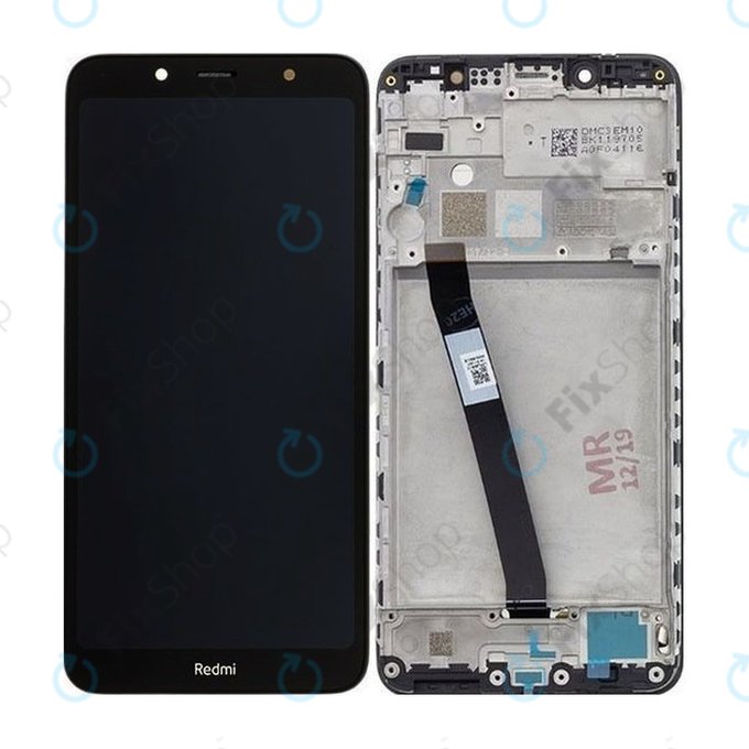 Xiaomi Redmi 7A - Ecran LCD + Sticlă Tactilă + Ramă (Matte Black) - 560610127000, 560610122000 Genuine Service Pack