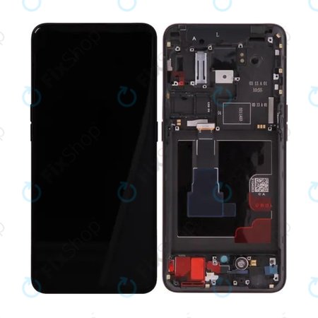 Oppo Reno 2 - Ecran LCD + Sticlă tactilă + Ramă (Black) - O-4902800 Genuine Service Pack
