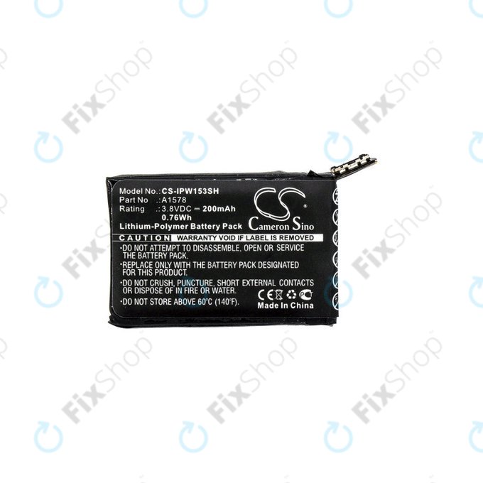 Apple Watch 1 38mm - Baterie A1578 200mAh HQ