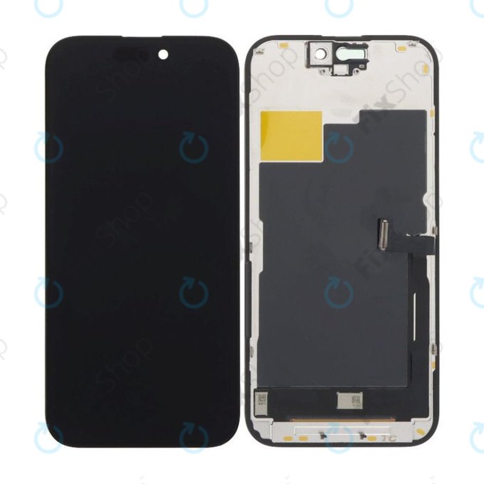 Apple iPhone 15 Pro - Ecran LCD + Sticlă Tactilă + Ramă In-Cell FixPremium