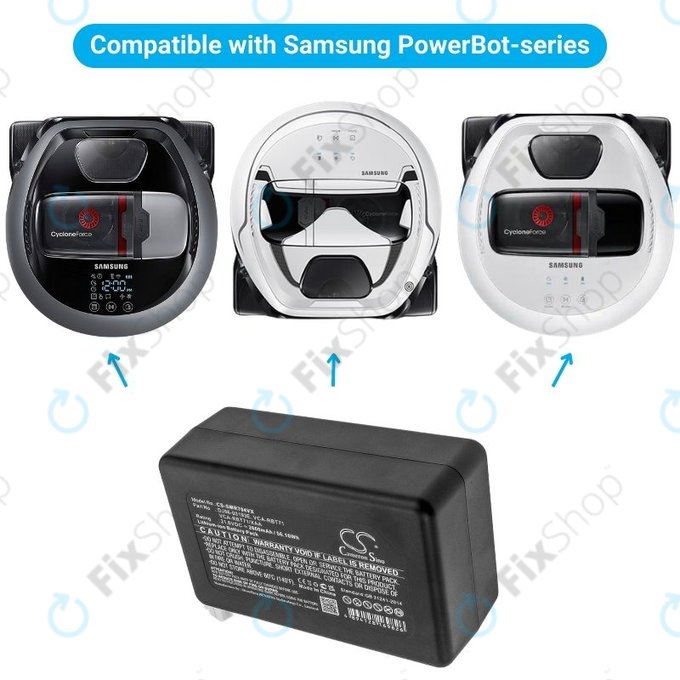 Samsung PowerBot-series - Baterie DJ96-00193E, VCA-RBT71 Li-Ion 21.6V 2600mAh HQ