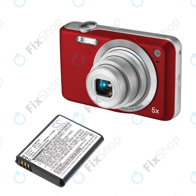 Baterie pentru Samsung ES, ST, 740mAh, Li-Ion, 3.7V, BP-70A, HQ