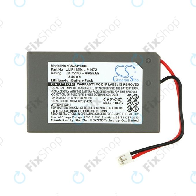 Baterie pentru Sony PlayStation 3, 650mAh, Li-Ion, 3.7V, LIP1859, HQ