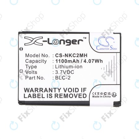 Baterie pentru Nokia 3310, 3330, 1220, 1260, 3560, 5510, 6650, 6800, BLC-2, Li-ion, 3.7V, 1100mAh, HQ