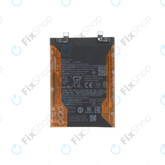 Xiaomi Poco F5, X5 Pro, Redmi Note 12 Pro 5G - Baterie BP4K 5000mAh