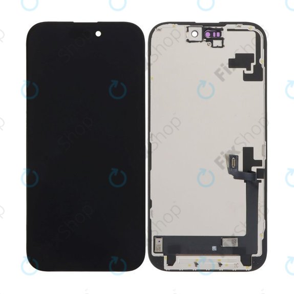 Ecran In-Cell HD+ pentru iPhone 16, Sticlă tactilă cu ramă